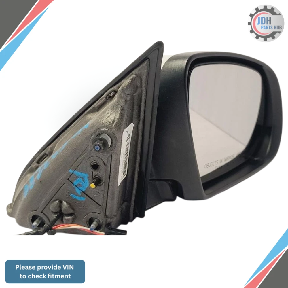 2014–2021 Jeep Cherokee Right Passenger Side View Door Mirror Heated White OEM — view 2