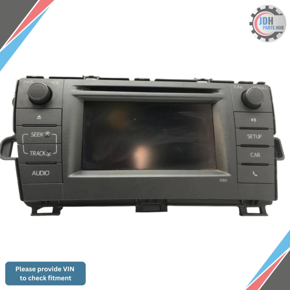 2012–2015 Toyota Prius Display & Receiver OEM — view 1