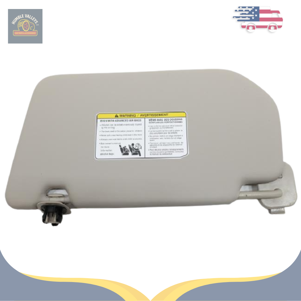 2021–2025 Nissan Rogue Passenger RH Sun Visor OEM — view 1