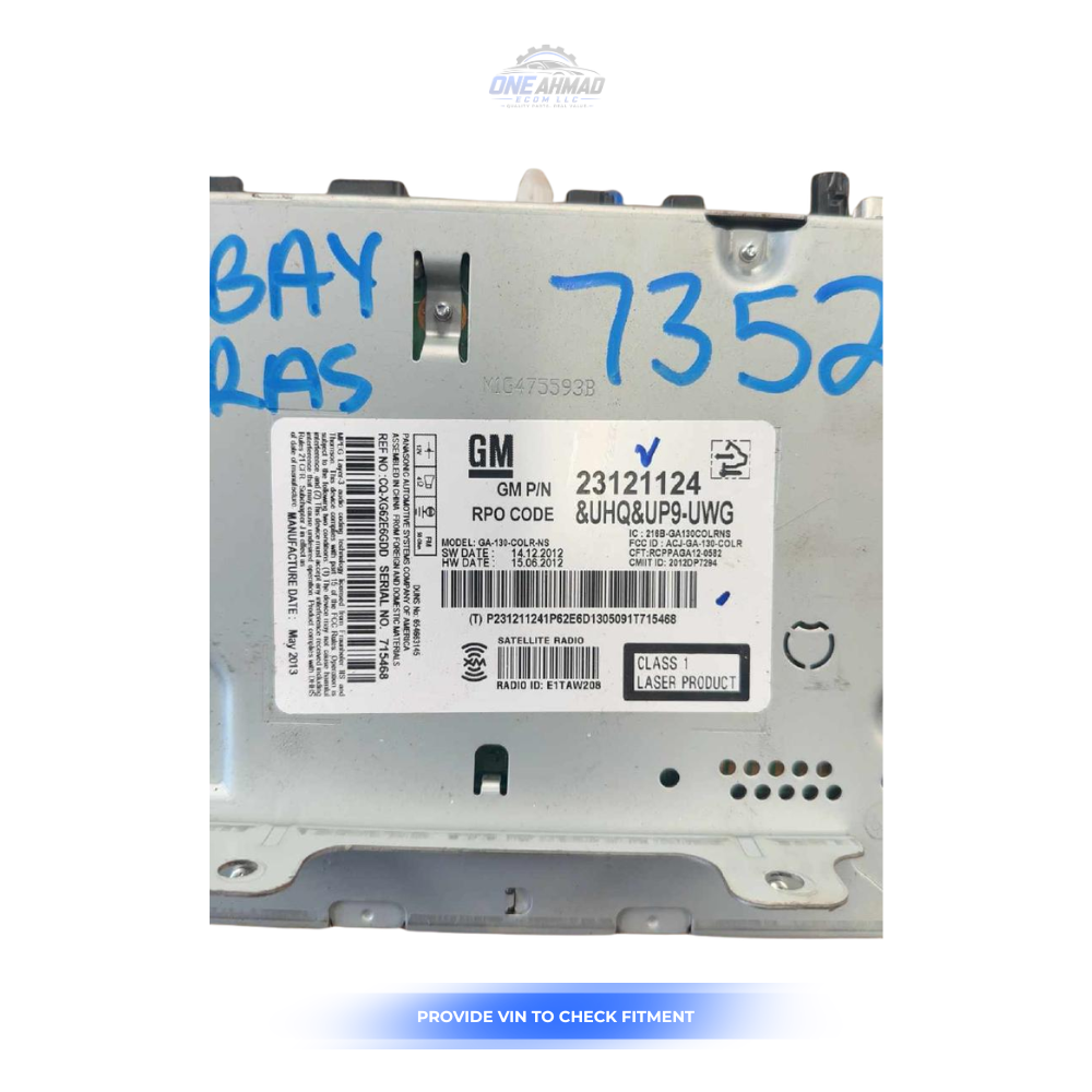 2013 GMC Terrain AM FM CD MP3 Radio Receiver Navigation UHQ OEM — view 4