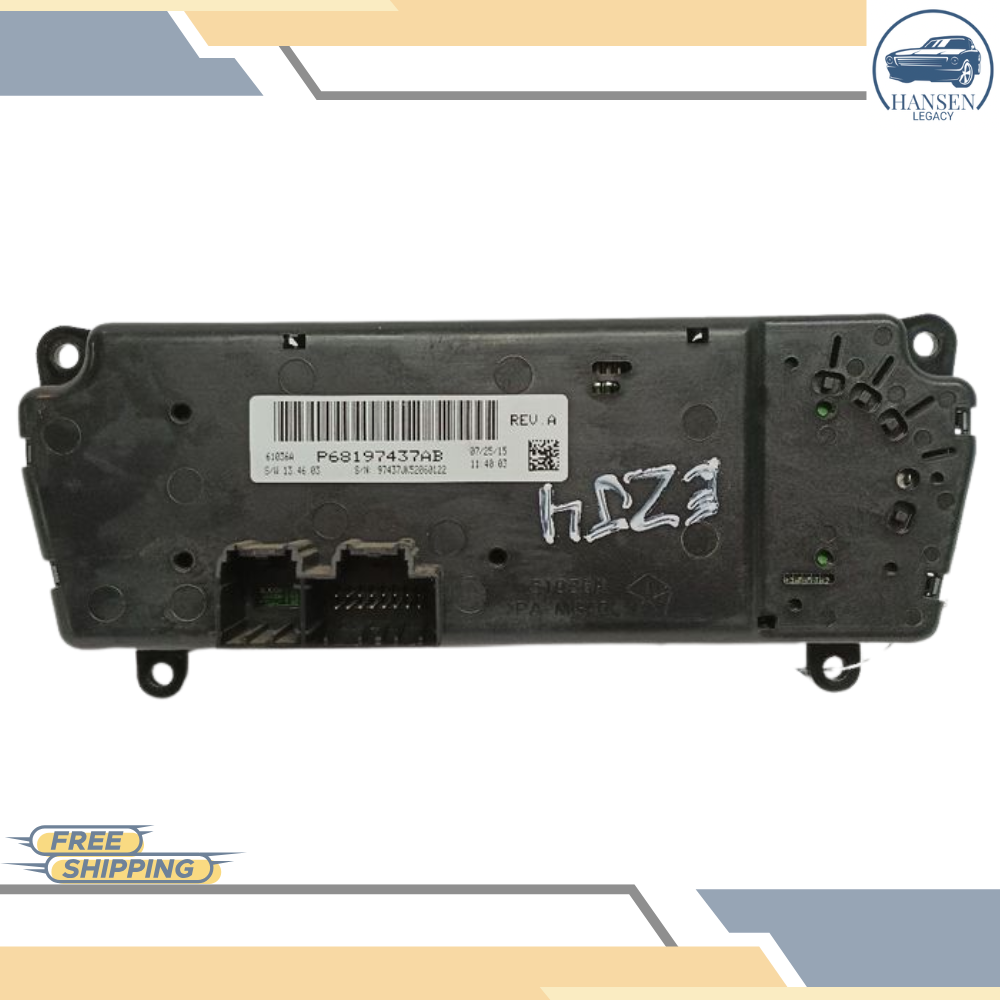2014–2018 Jeep Wrangler Heater AC Temperature Control OEM — view 4