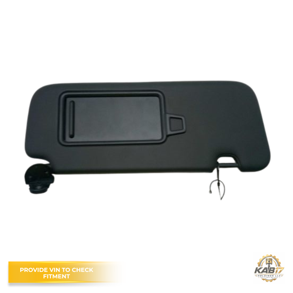 2019–2021 Kia Forte RH Passenger Sunvisor with Mirror Black OEM — view 2