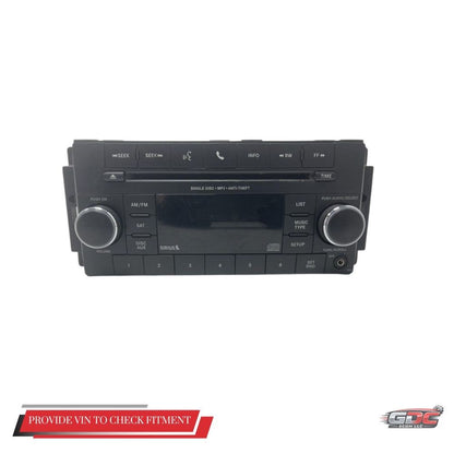 2012–2017 JEEP PATRIOT AM-FM-CD-MP3 Player Satellite Radio Receiver OEM — view 1