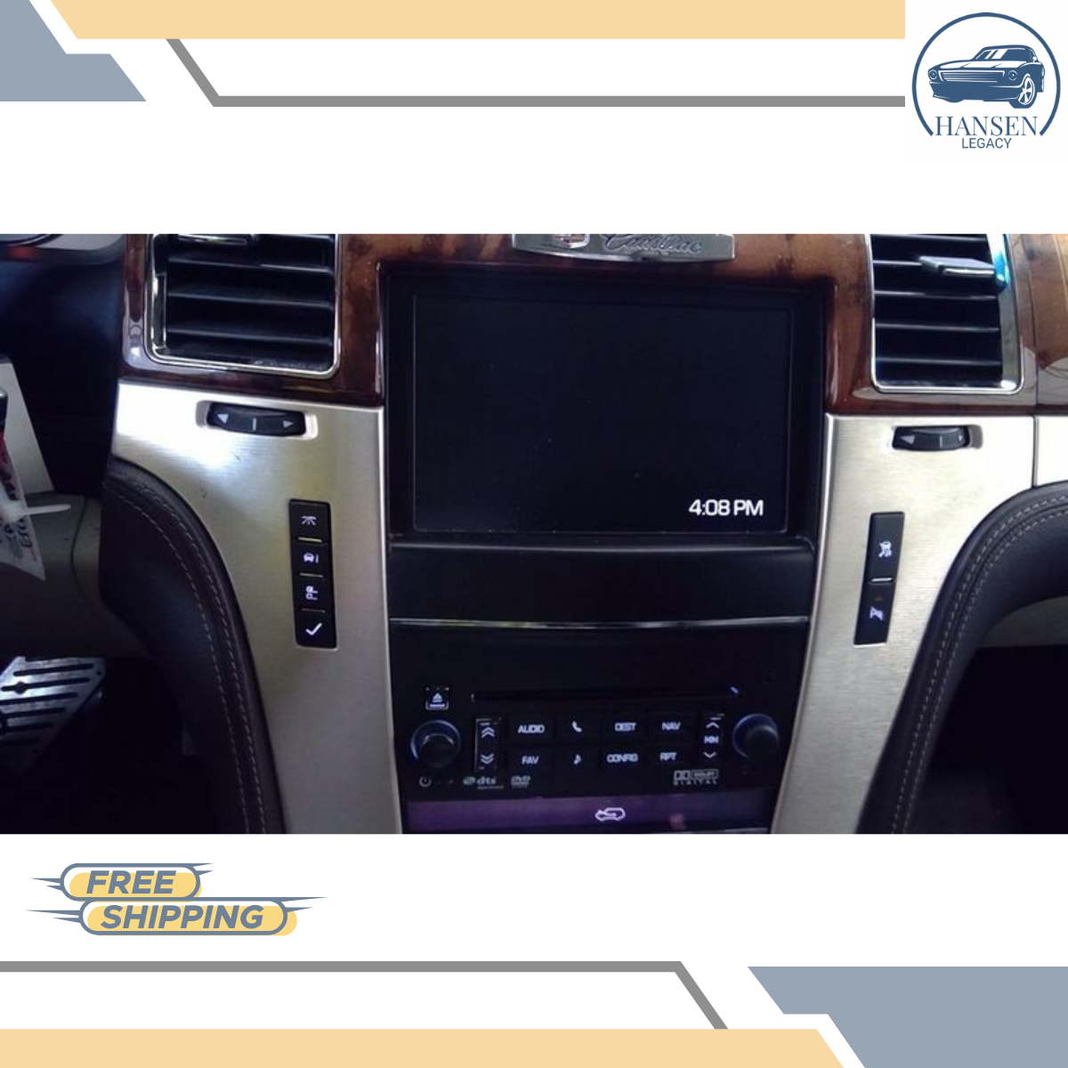 2011 Cadillac Escalade AM FM DVD Navigation Radio Receiver Display GMQ 11 — view 1