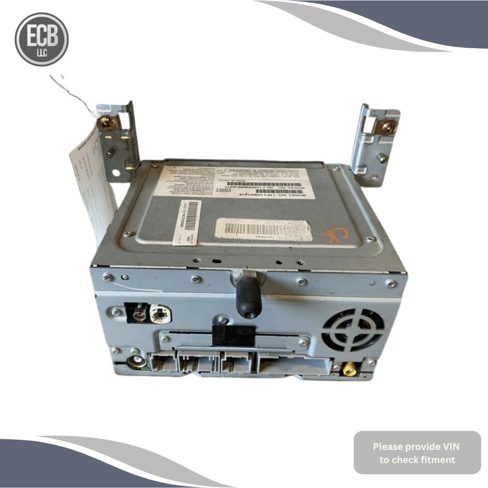 2012 FORD F-150 AM FM RADIO RECEIVER SINGLE DISC SATELLITE W NAV CL3T-19C156-AA — view 1