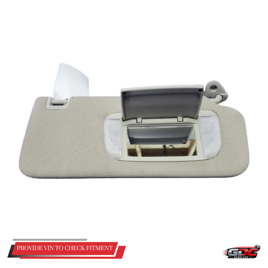 2020–2025 Subaru Legacy Passenger RH Sun Visor Gray OEM — view 1