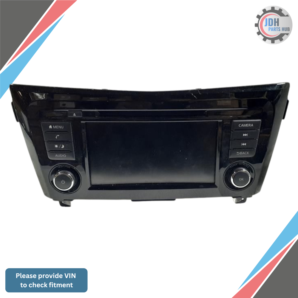 2018–2020 Nissan Rogue AM FM CD Radio Display & Receiver Single CD OEM 18 19 20 — view 1