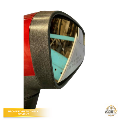 2011–2019 Ford Fiesta Right Passenger Side Door Mirror Red Heated OEM — view 3