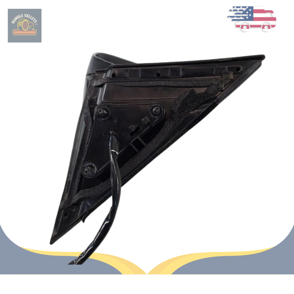 2014–2021 Infiniti Q50 Left Driver Side View Door Mirror Power Black OEM LH — view 2