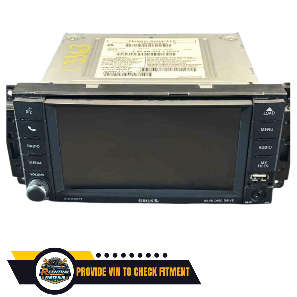 2011–2014 CHRYSLER 200 AM/FM/DVD RADIO CD PLAYER RECEIVER RBZ OEM — view 1