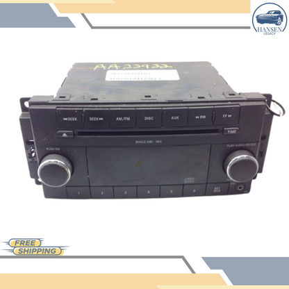 2011–2012 Dodge Caliber AM FM CD MP3 Radio Receiver RES OEM — view 1