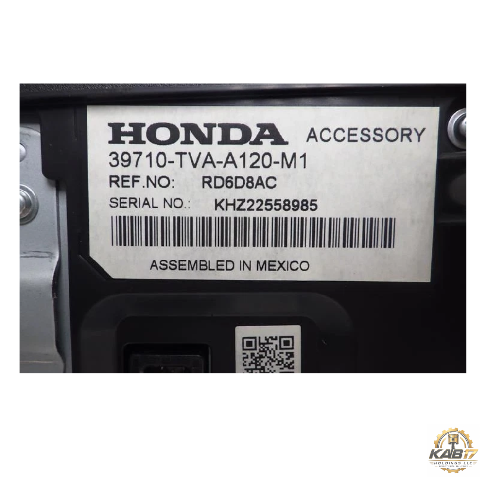 2018–2022 Honda Accord Radio 8" Display Screen without Navigation OEM — view 3