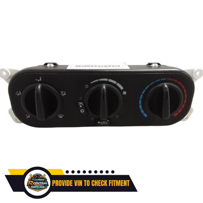 2007–2010 Jeep Wrangler AC Heater Manual Climate Temperature Control Black OEM — view 1