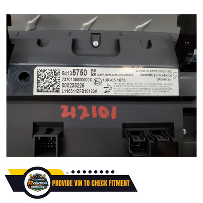 2017 Chevrolet Camaro Dash Mounted Radio Display and Control Panel OEM — view 3