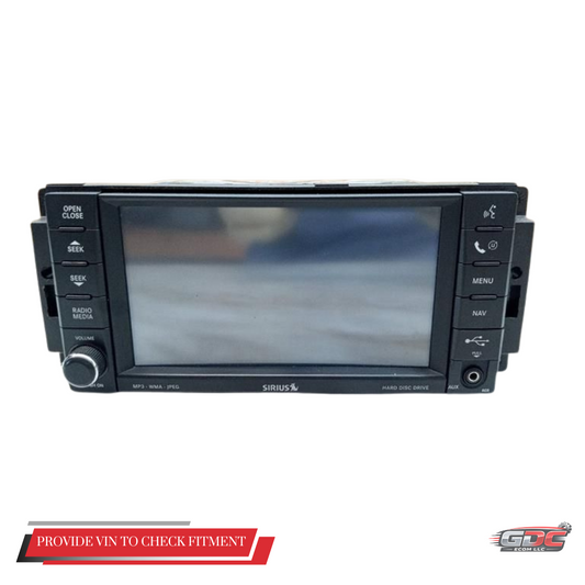 2008–2010 Jeep Grand Cherokee Radio AM FM DVD Player Receiver Navigation OEM — view 1