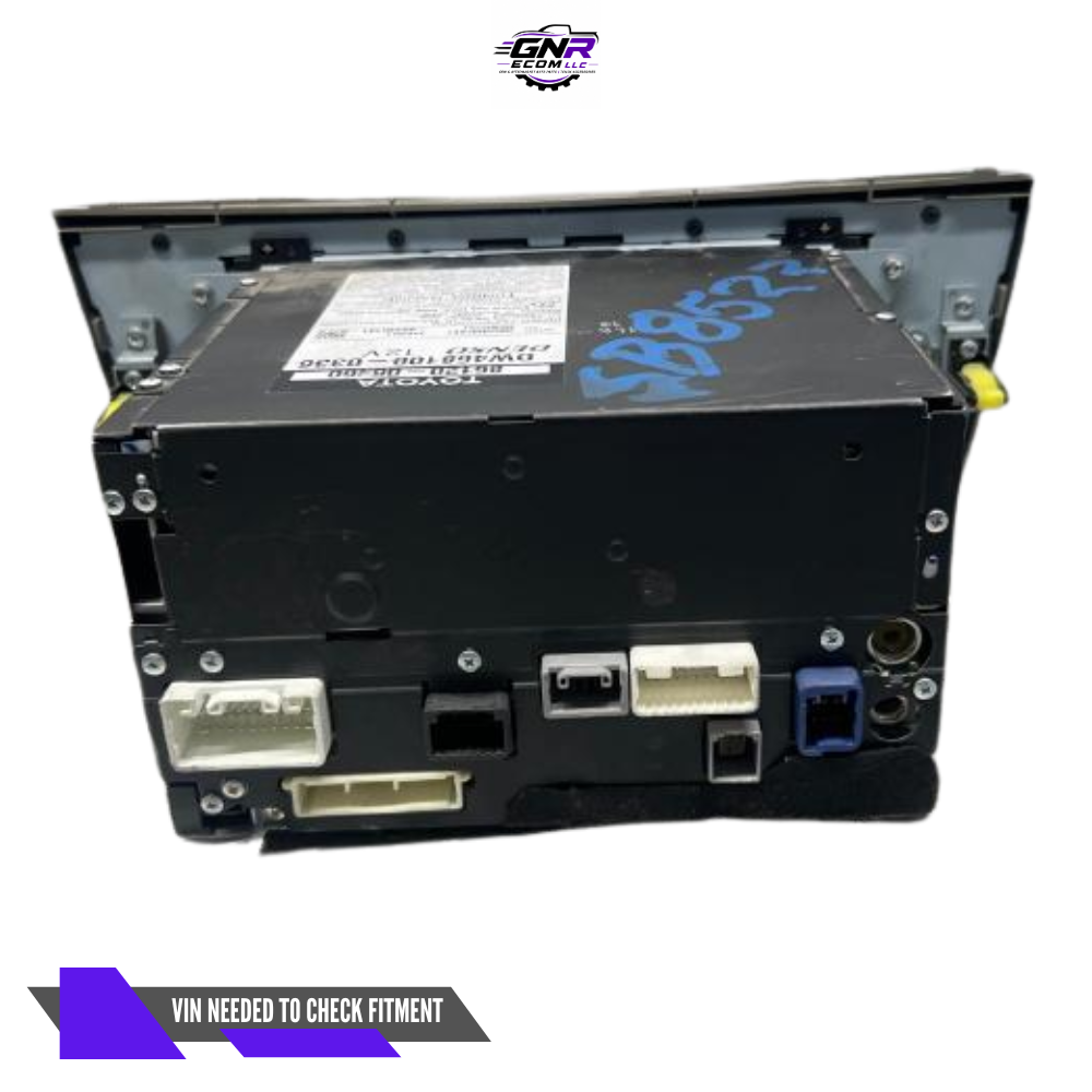 2007–2009 Toyota Camry Hybrid AM FM Navigation SAT MP3/CD/DVD Player Radio OEM — view 2