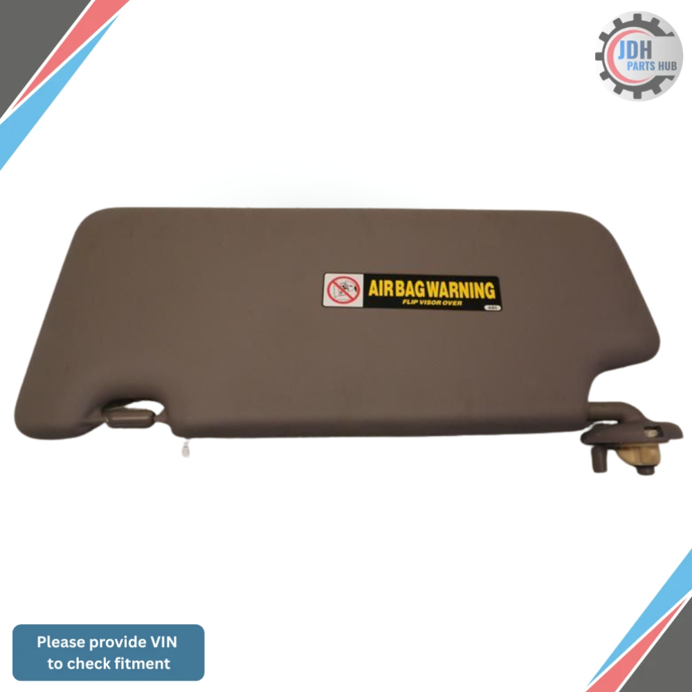 2012–2015 Honda Civic RH Passenger Sunvisor Sun Visor with Mirror OEM — view 2