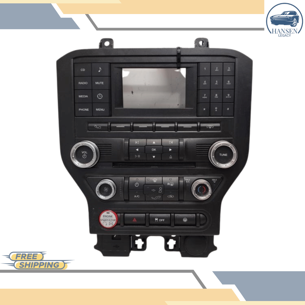 2016–2017 Ford Mustang Radio Control Panel 4.2 Screen Opening OEM — view 1