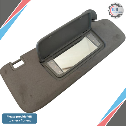 2020–2023 Chevrolet Equinox RH Passenger Sunvisor Sun Visor with Mirror & Light OEM — view 2
