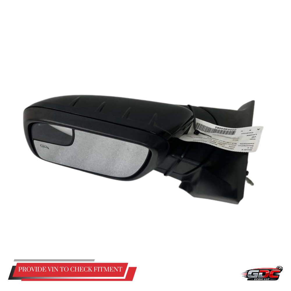 2011–2015 Ford Explorer Passenger RH Side View Mirror Assembly Black OEM — view 3