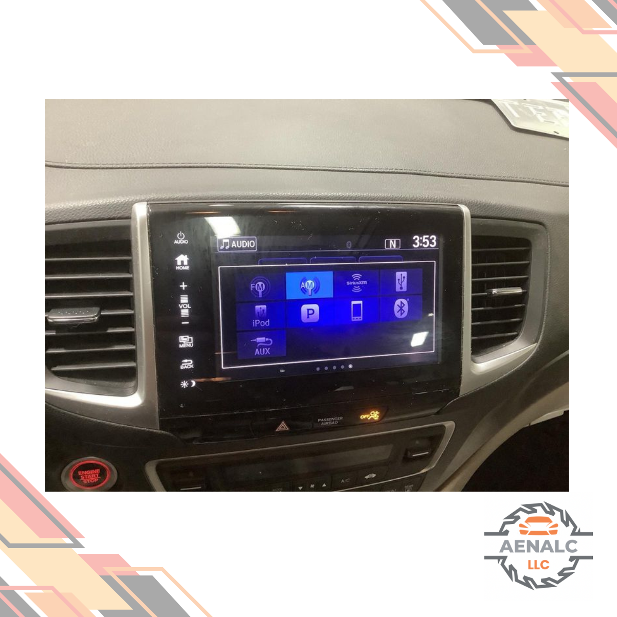 2016–2019 Honda Pilot EX EX-L Radio Receiver Audio 8" Display Screen without Navi — view 1