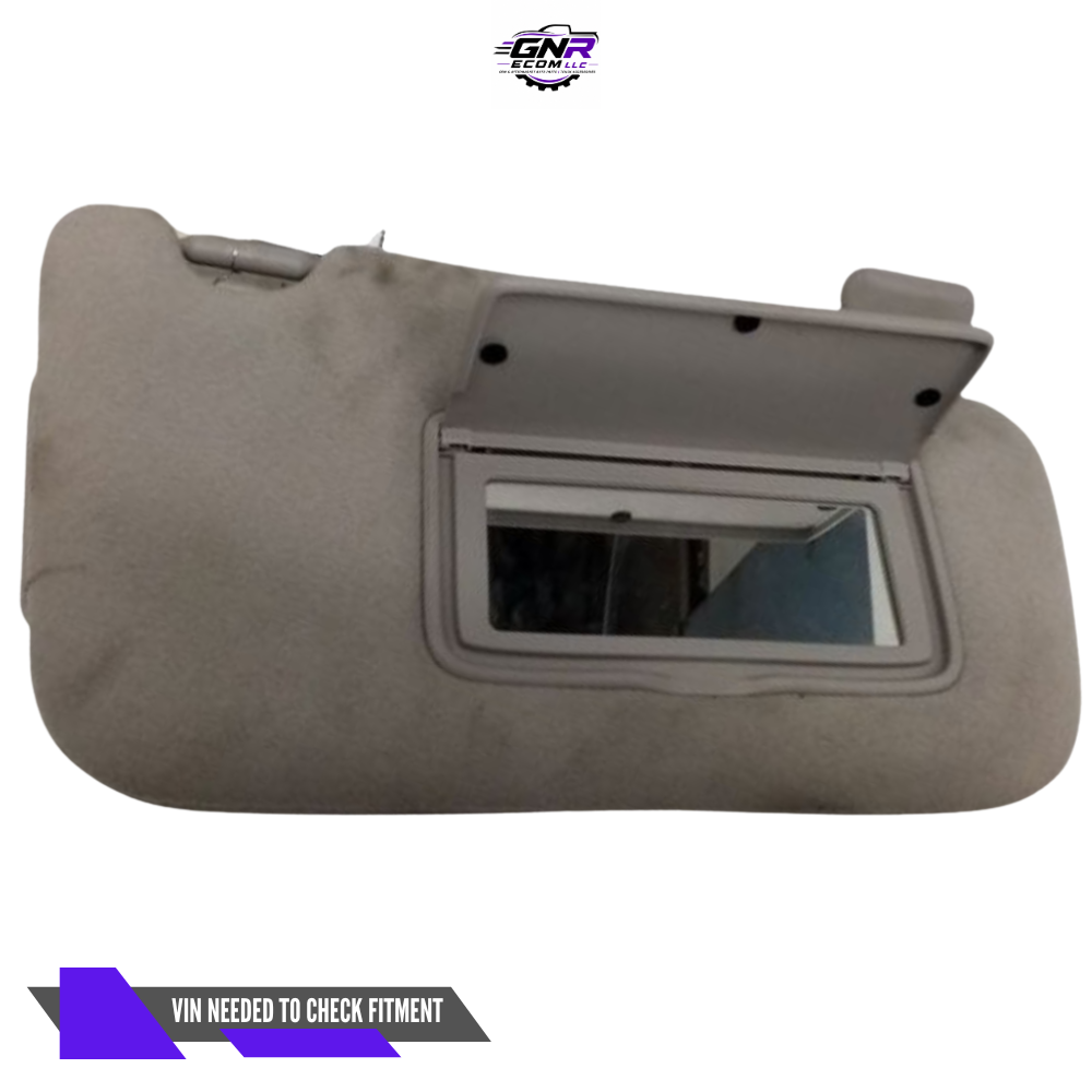 2013–2019 Nissan Sentra RH Passenger Sunvisor Sun Visor with Mirror OEM — view 1