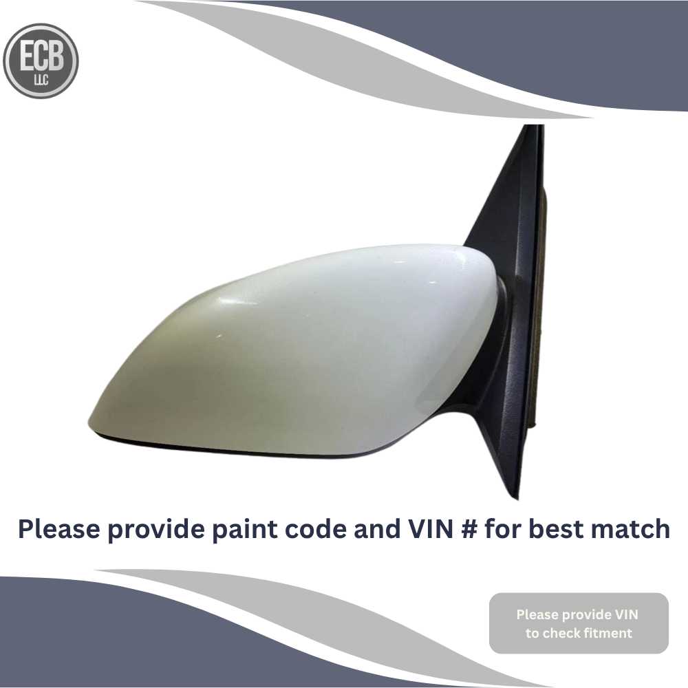 2013–2018 Nissan Altima Sedan Left Driver Side View Door Mirror White OEM — view 1