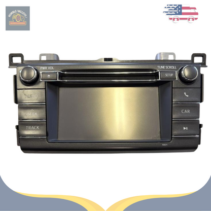 2013–2014 Toyota RAV4 Radio Display & Receiver Screen CD 100071 OEM — view 1