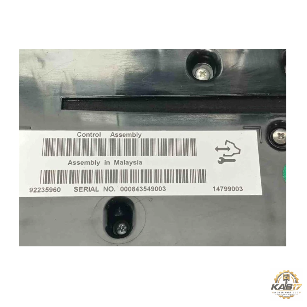 2010–2012 Chevrolet Camaro Radio Control Panel KA1 OEM — view 2