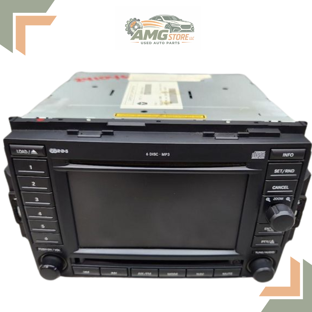 2005–2007 JEEP DODGE CHRYSLER Navigation Radio REC 6 Disc CD Player OEM — view 1