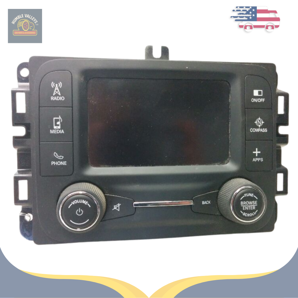 2015–2017 Jeep Renegade AM FM Radio Receiver With Display Screen OEM — view 1