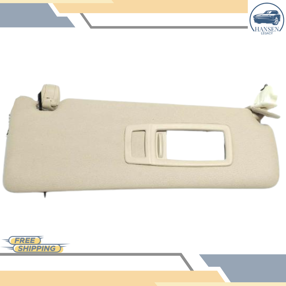 2012–2013 BMW 328i 335i RH Passenger Sunvisor Sun Visor with Mirror OEM — view 2