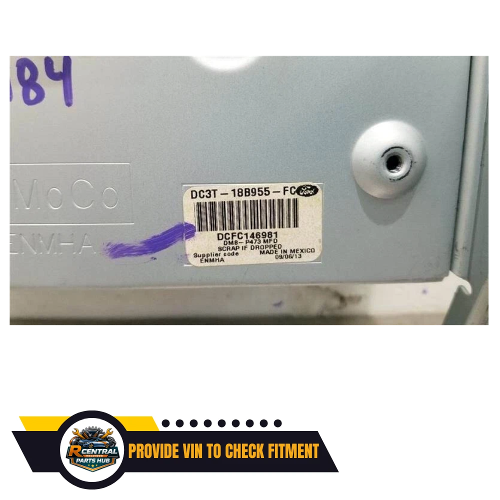 2013–2015 Ford F250SD F350SD Super Duty Radio Information 8" Display Screen OEM — view 4