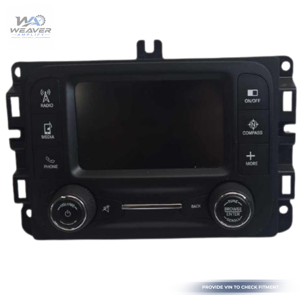 2015–2017 Jeep Renegade AM FM Radio Receiver Display Screen 5.0 touch screen OEM — view 1