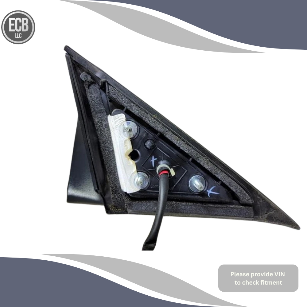 2013–2018 Nissan Altima Sedan Left Driver Side View Door Mirror White OEM — view 3