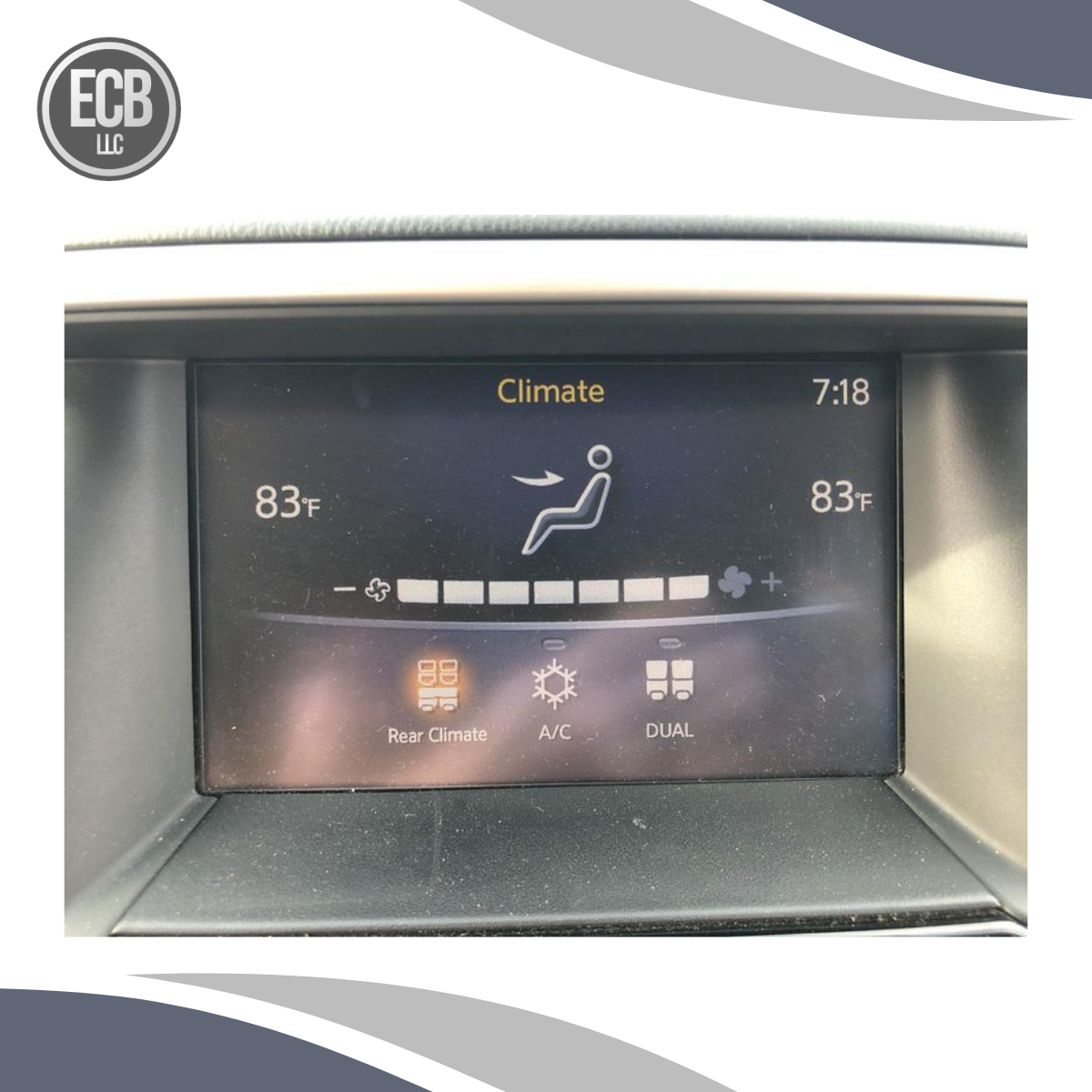 2018–2019 Nissan Pathfinder Dash Display Screen OEM — view 5