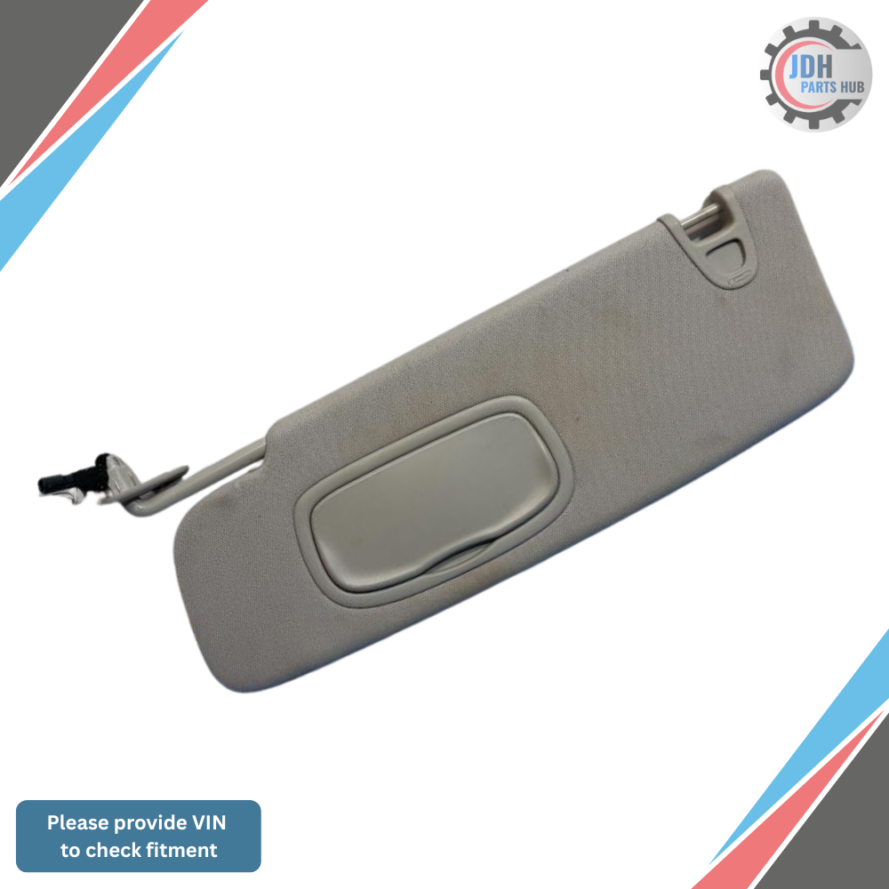 2018–2020 Chrysler Pacifica Left Driver Sun Visor Illuminated With GDO GRAY OEM — view 2