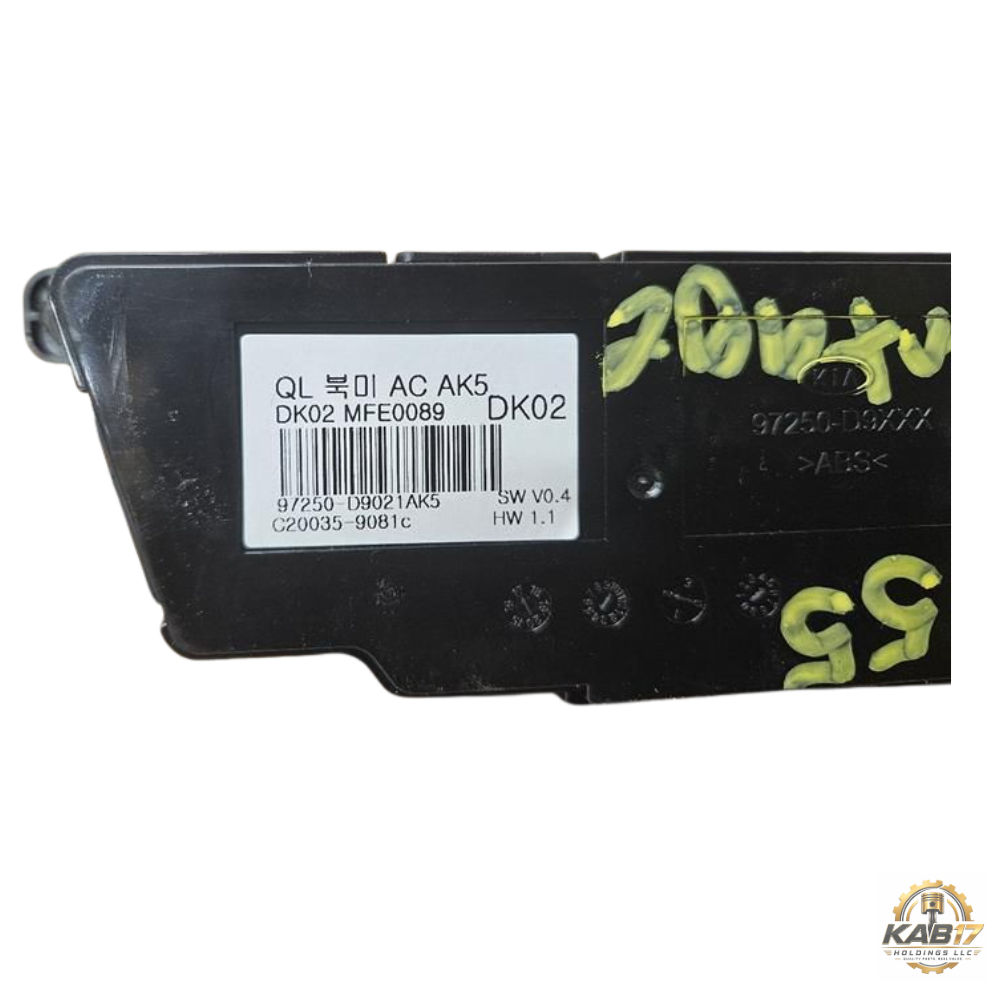 2017–2019 Kia Sportage Manual A/C AC Heater Temperature Control OEM — view 3