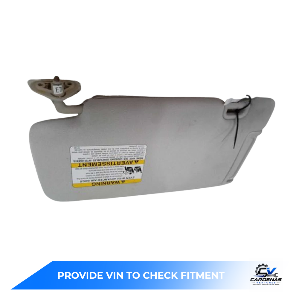 2012–2015 Chevrolet Captiva Left Driver Sun Visor OEM — view 1