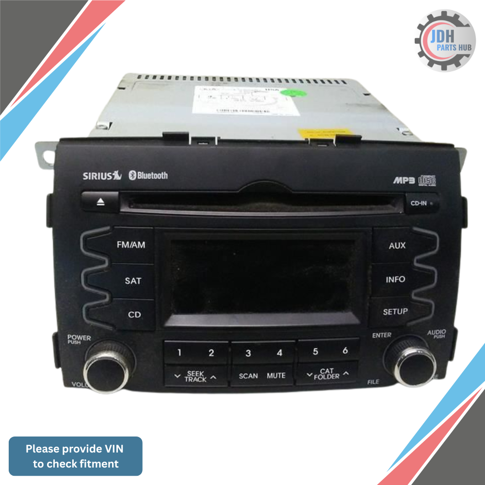 2010–2012 Kia Sorento Radio Receiver CD Player Bluetooth Sirius Satellite OEM — view 1