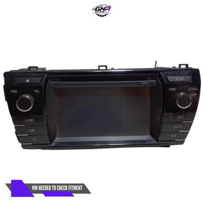 2014–2016 Toyota Corolla Touchscreen Display & Receiver OEM — view 2