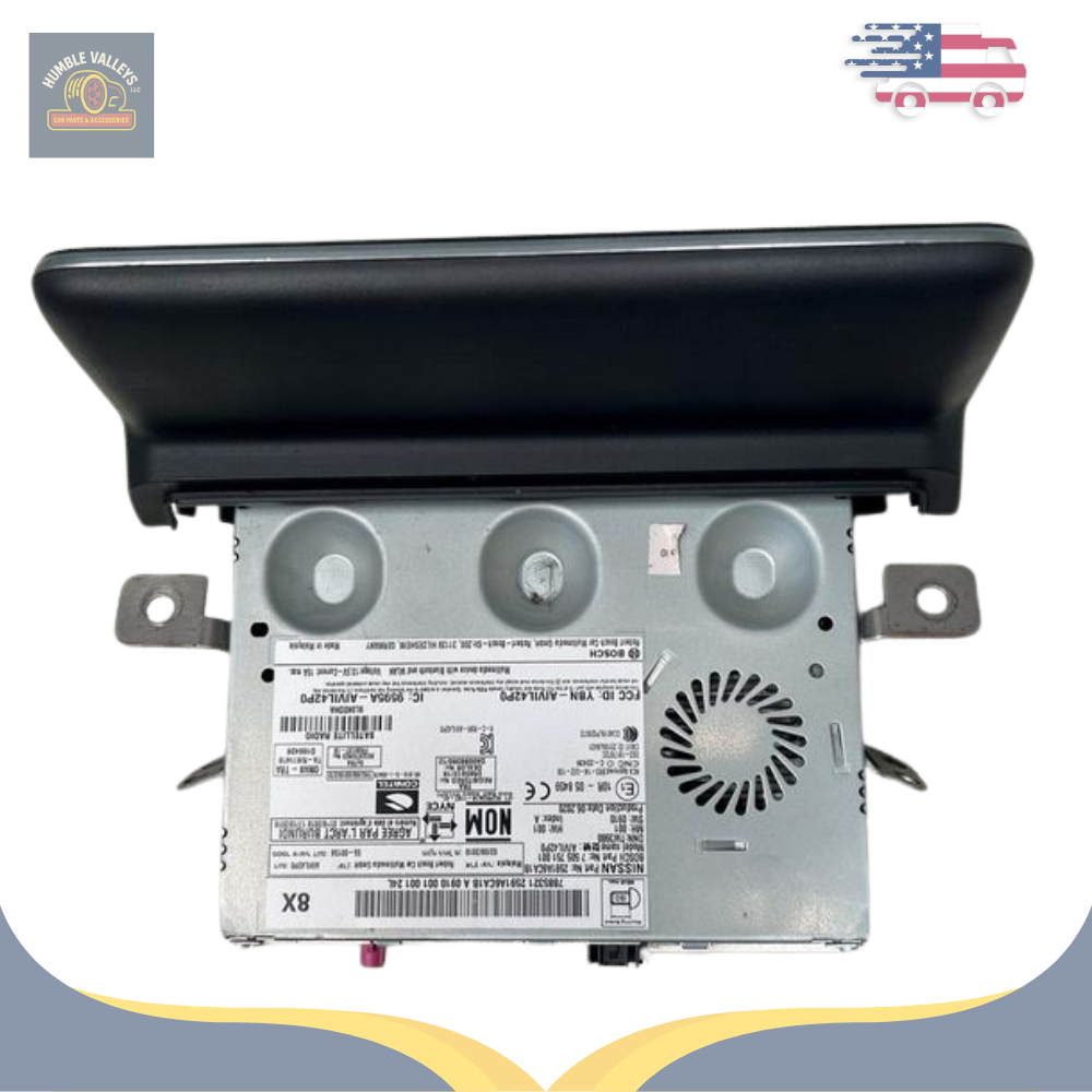 2019–2022 Nissan Altima Radio Receiver with Display Screen OEM — view 3