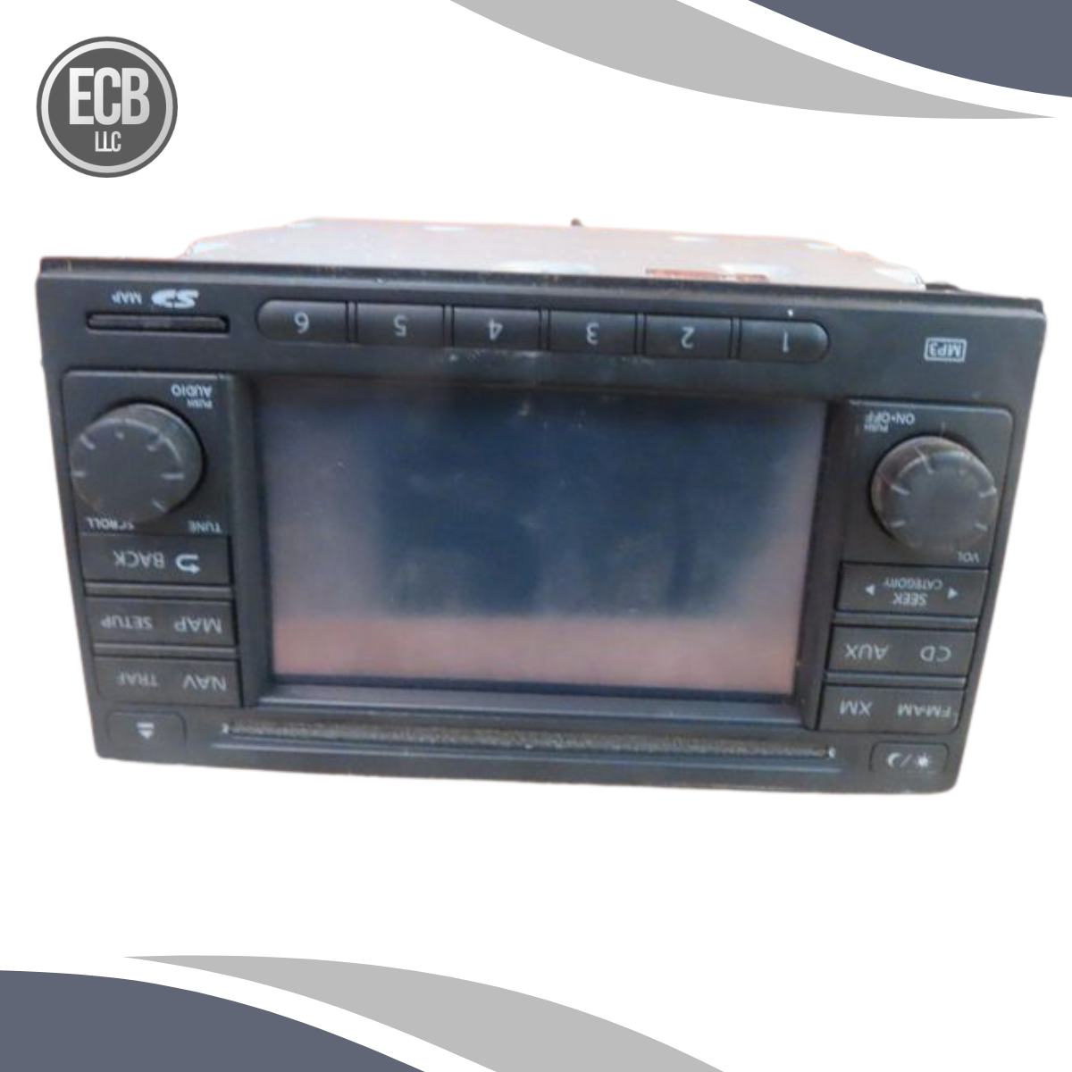 2010–2012 Nissan Sentra AM FM CD Radio Navigation Receiver OEM — view 1