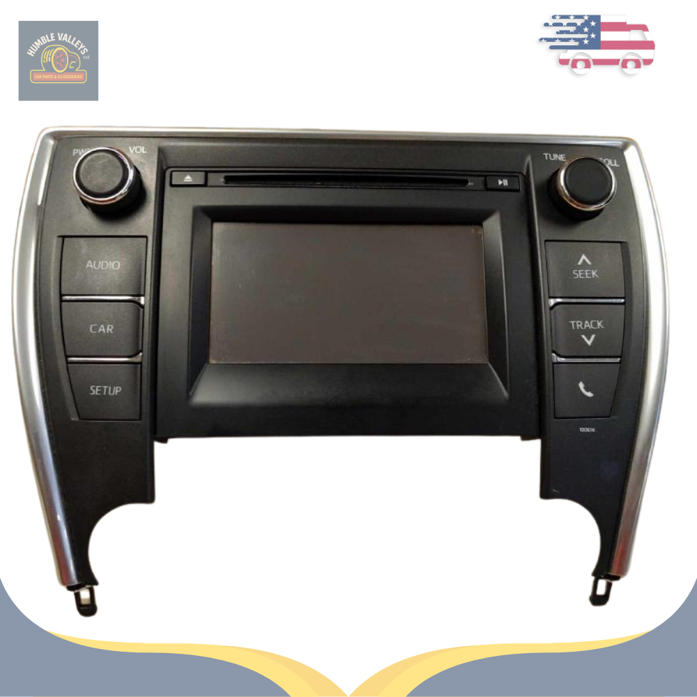 2016–2017 Toyota Camry CD Player Radio with Dash Display Screen 100614 OEM — view 1