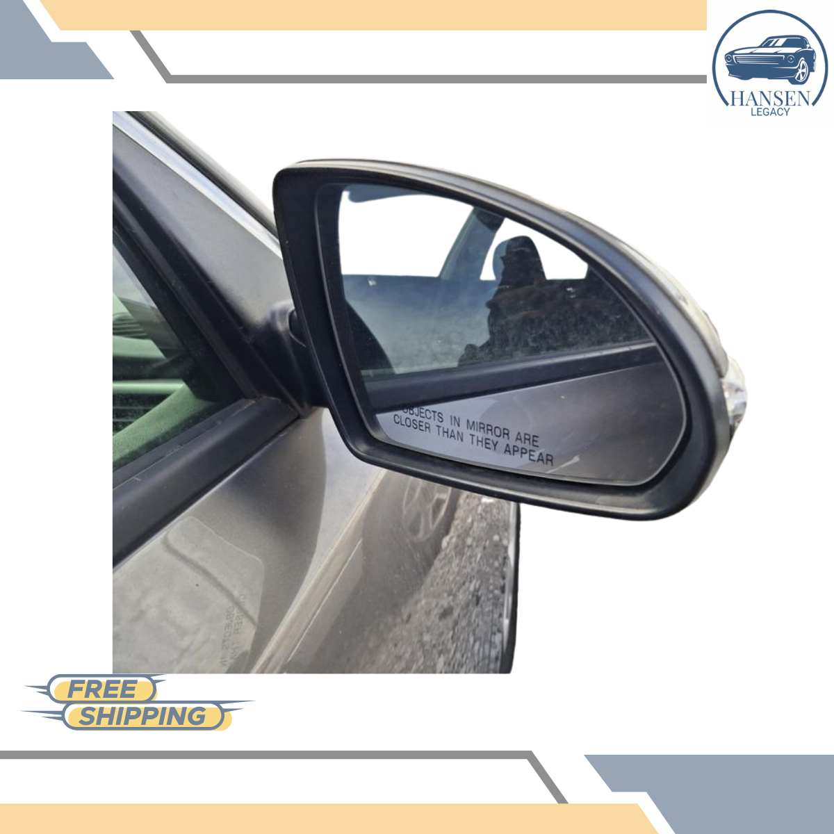 2016–2018 Kia Optima Right Passenger Side View Door Mirror Silver 16 17 18 — view 4