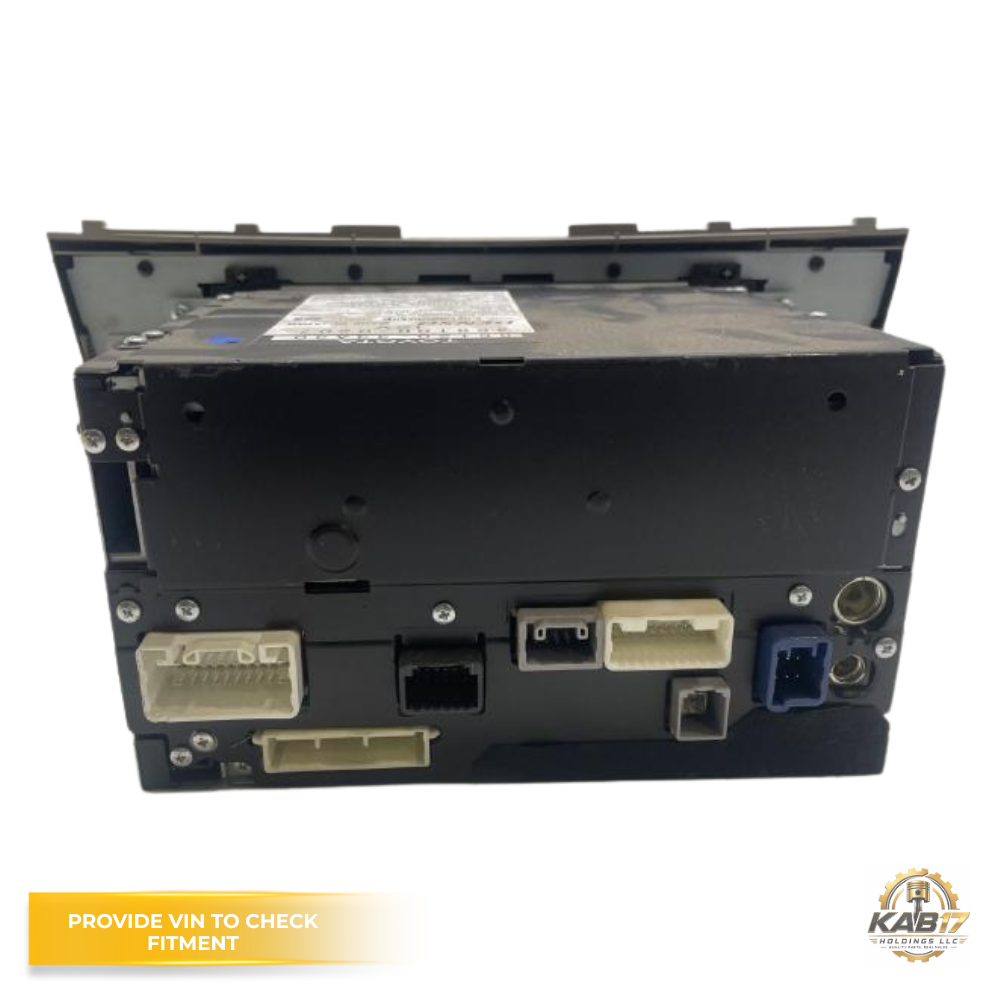 2007–2009 TOYOTA CAMRY HYBRID Radio Nav Sat MP3/CD/DVD Player OEM 86120-33A30 — view 2