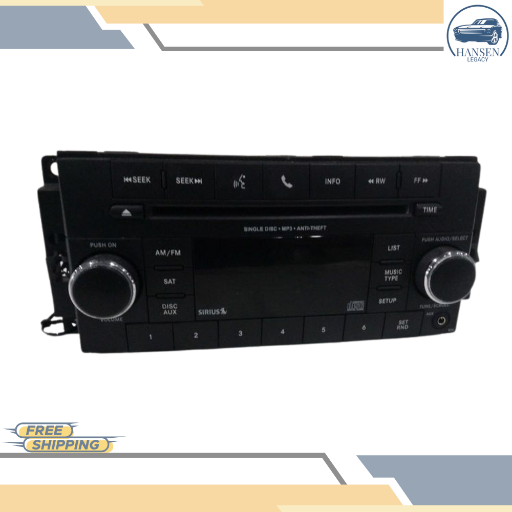 2012–2017 Jeep Patriot AM-FM-CD-MP3 Player Satellite Radio Receiver ID RES OEM — view 1