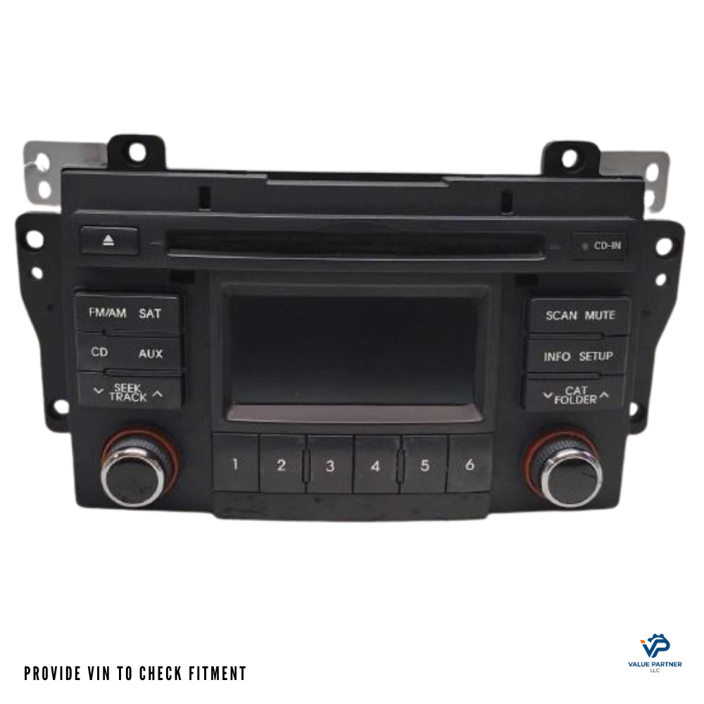 2010–2013 KIA Forte Sdn Cpe Radio AM FM CD MP3 Satellite Bluetooth Receiver OEM — view 1