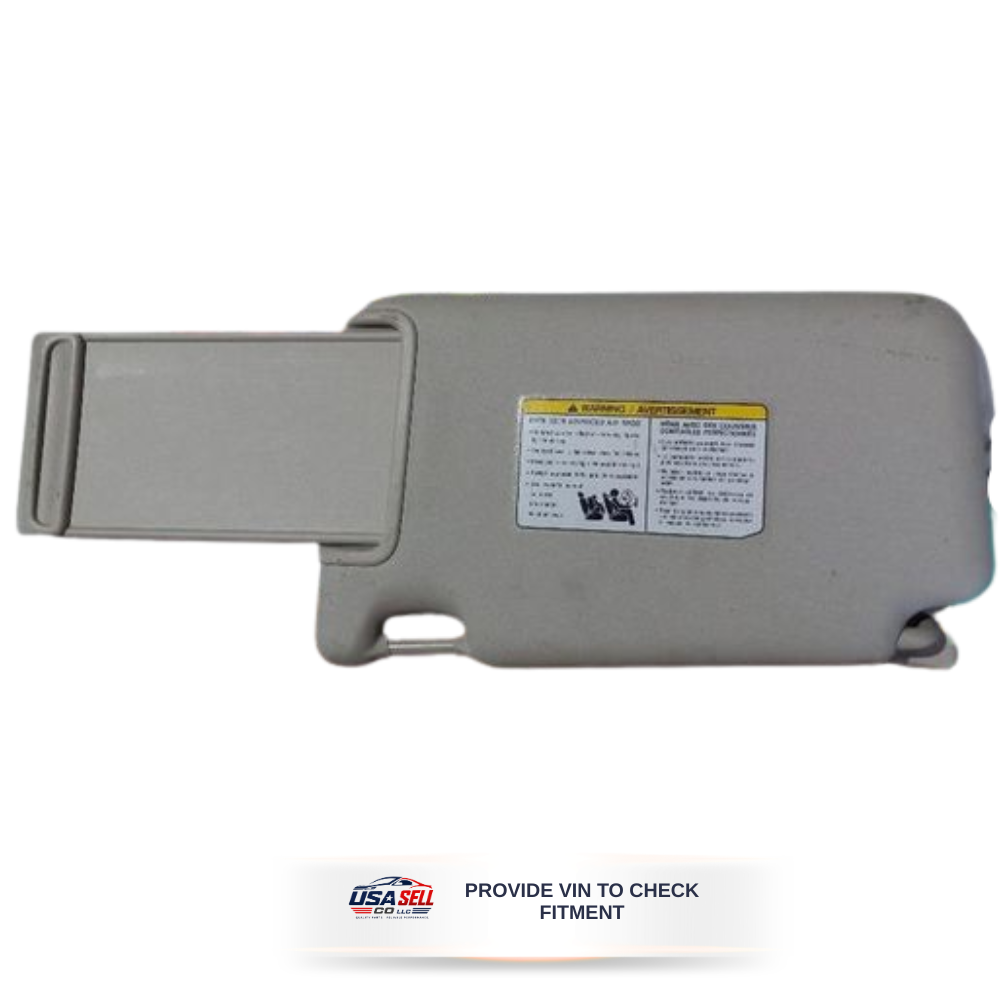 2018–2024 Nissan Kicks Passenger RH Sun Visor OEM — view 1