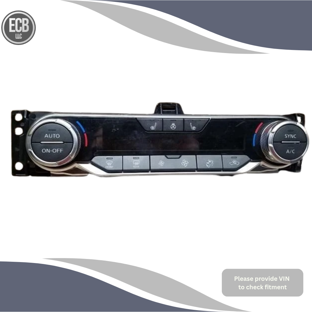 2019–2022 Nissan Altima A/C AC Heater Temperature Control Unit Dual Zone OEM — view 1